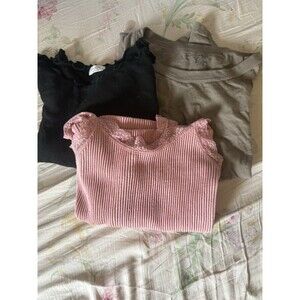 Brandy Melville / John Galt & Forever 21 Lot of 3 Summer Spring Shirts Tops XS